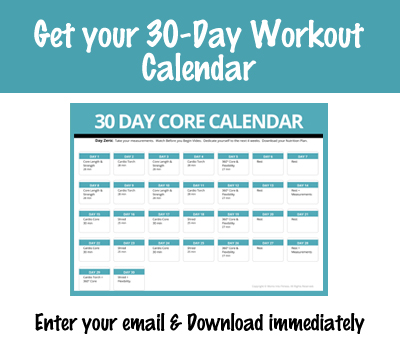 30 day core calendar 30 day calendar