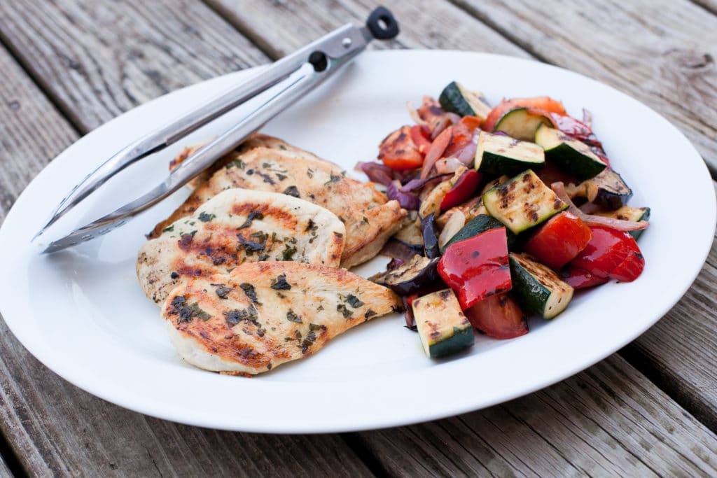 Grilled Chicken Ratatouille - Moms Into Fitness