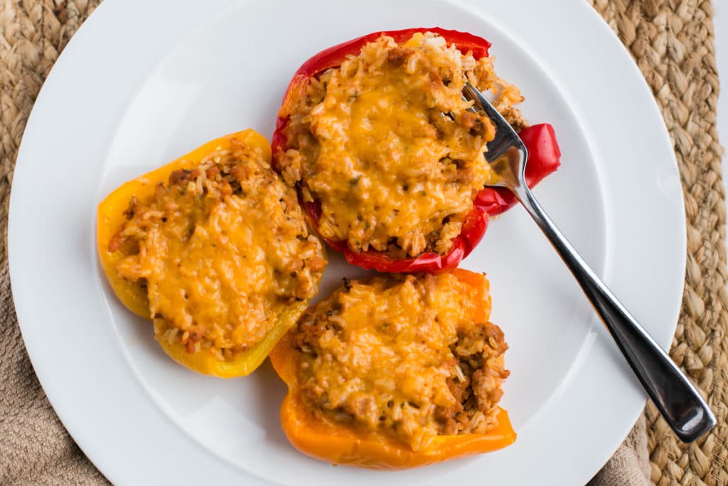 Stuffed Peppers - Moms Into Fitness