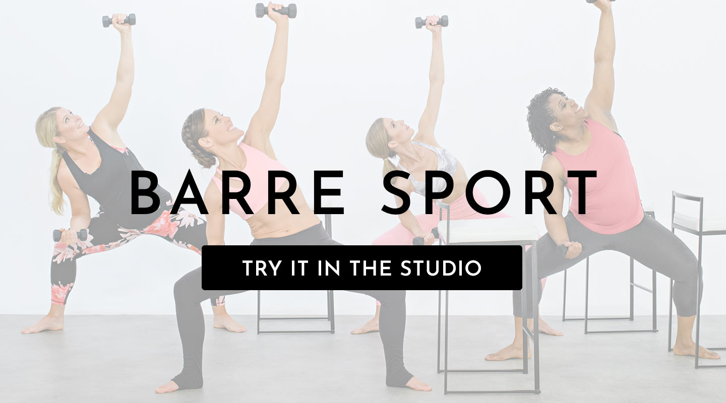 Barre Sport Try it in the Studio