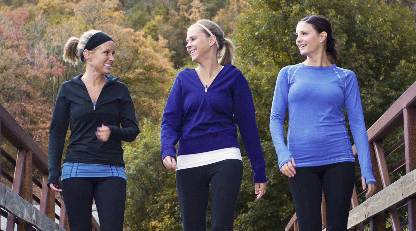 Three Women Walking